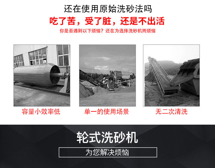 轮斗式洗石机使用